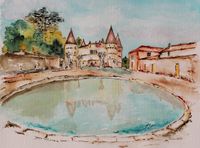 Schloss Chambonas (55 x 42)